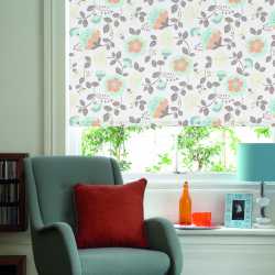 floral pattern roller blinds