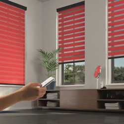 bathroom motorised blinds with remote control